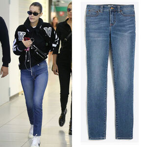 J.crew mid rise skinny ankle jeans sz 27x27 medium wash everyday casual